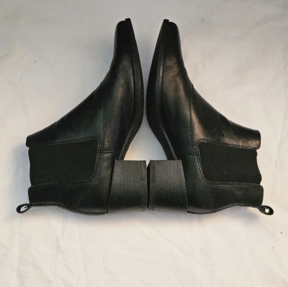 Vagabond Black Marja Ankle Slip On Boots 100%Leather Design Sz 36 / 6 US - Picture 5 of 12